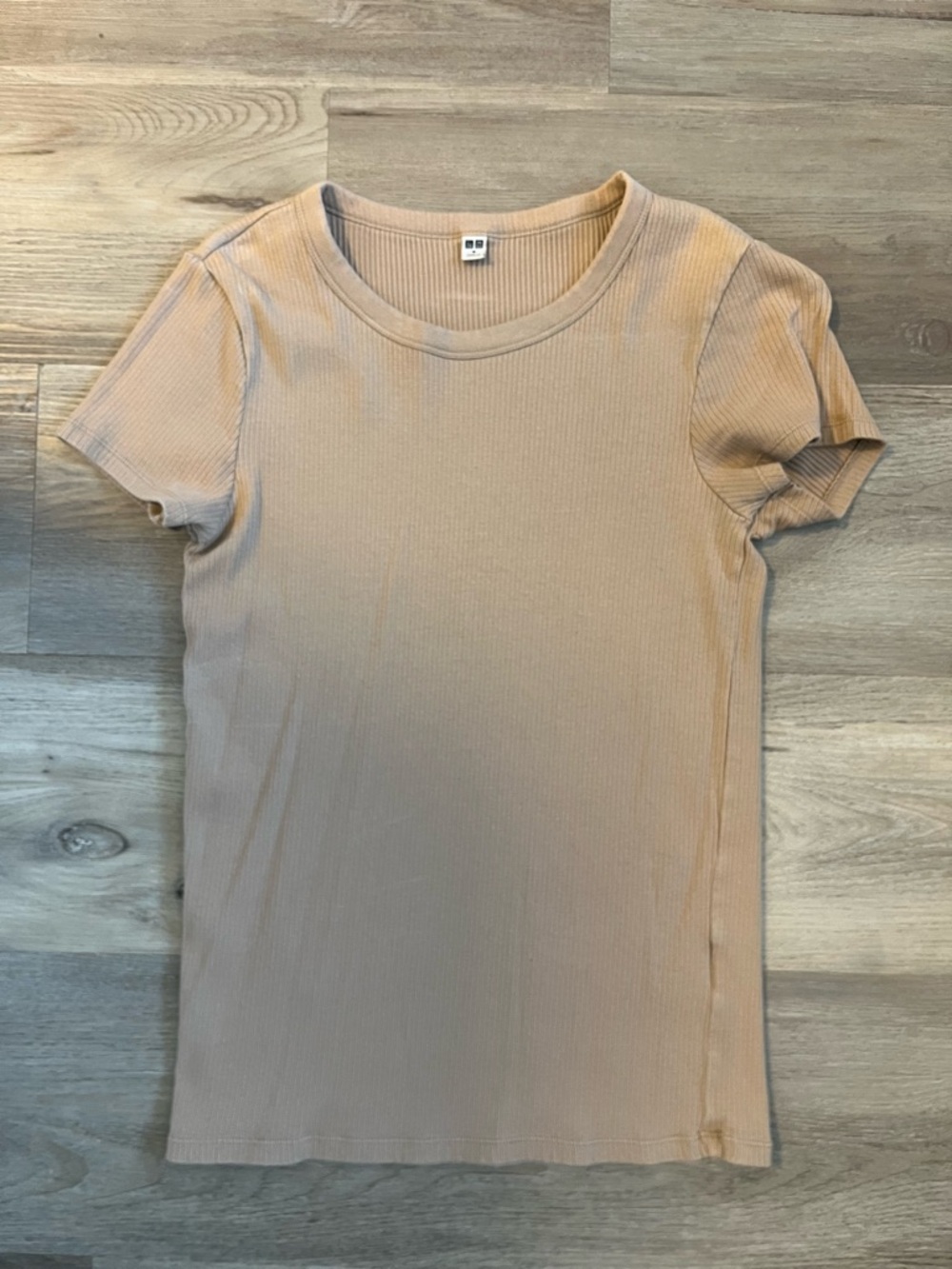 Uniqlo Ribbed Short‑Sleeve Tee